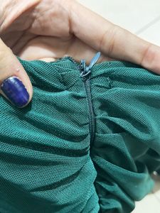 Emerald Green Maxi Slip Dress