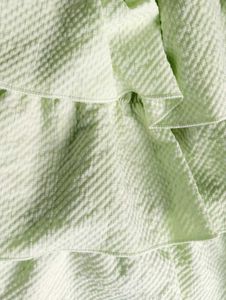 Lime Green Ruffle Tier/Layer Trendy Top