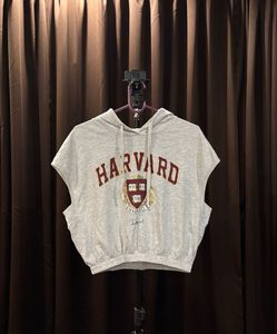 Teamspirit X Harvard Athlesure Wear Crop Hoodie