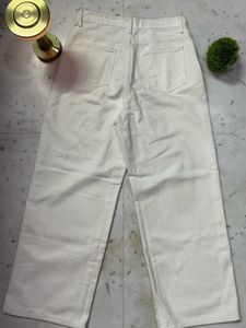 White Wide Leg Jeans
