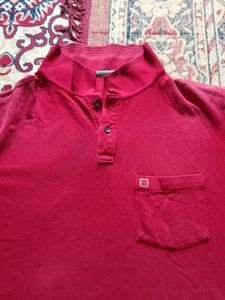 Polo Maroon Tshirt For Men