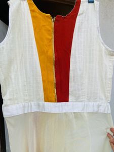 White &amp; Yellow One Pices