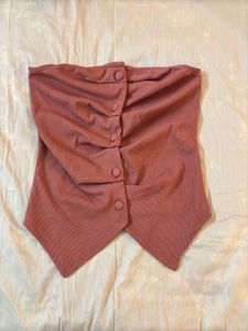 LITTLEBOX Rustic Pink Tube Style Top