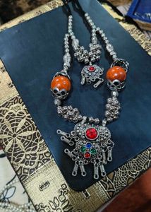 oxidised necklace
