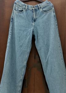 Light Wash Wide Leg Jeans