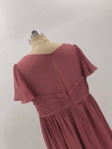 Elegant Mauve Maxi Dress