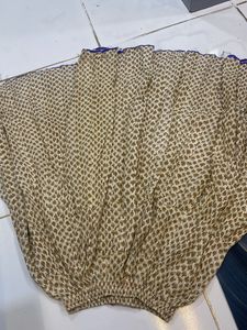 Vintage Patterned Maxi Skirt
