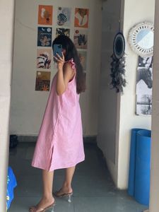 Pink Cotton Dress