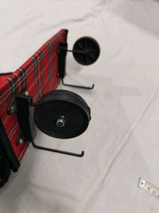 Red Plaid Car Organizer