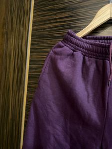 Purple jogger pants