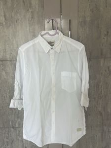 White Button-Down Shirt