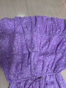 Lavender Floral Dresz