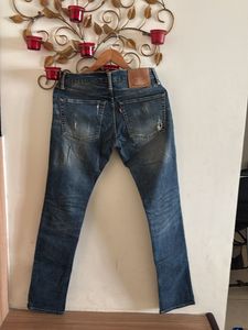 Distressed Denim Jeans