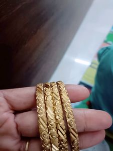 Gold Plated Bangles For Women