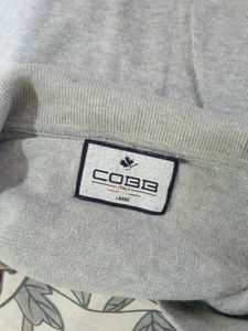 Gray T-Shirt with Black Stripes