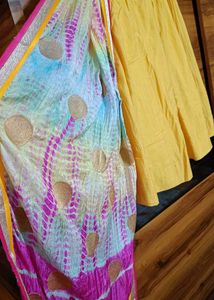 Gown With Heavy Dupatta