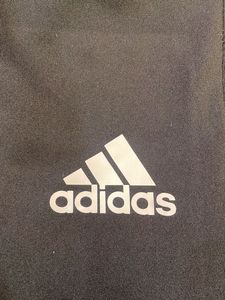 Adidas track pant half striped