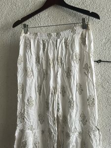 No Flaws- Brand New White Palazo SHARARA