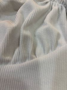 White Ribbed Tie-Front Tank Top