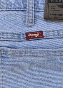 Straight Fit Wranger Jeans (Ice Blue )Unisex
