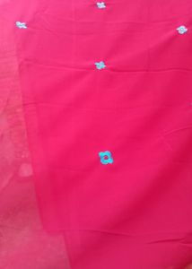 Saree With Embroidery 🌺