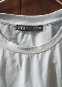 Zara Light Blue Muscle Tank