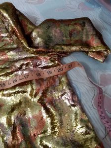 Rear Shimer Kurta With Satin Salwaar