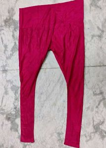 Rose pink colour silk plazzo salwar legging pant