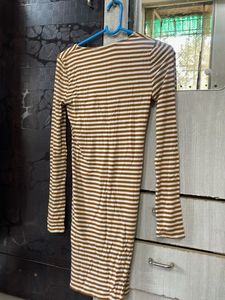 Striped Bodycon Mini Dress