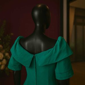 Vintage Emerald Green Dress