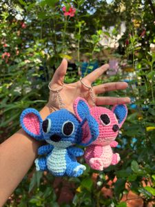 stitch crochet keychain