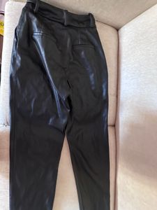 ZARA FAUX LEATHER TROUSER