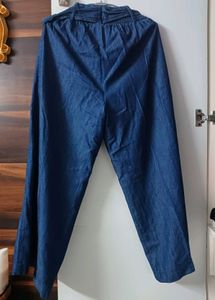 Denim Palazzo Pants