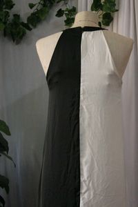 Black &amp; White Maxi Dress