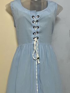 Pintrest Blue One Pieces Dress