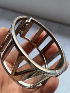 Roman Numbers Silver Metal Kada