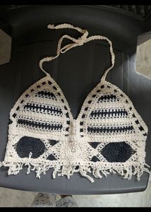 Imported Backless Crochet Top