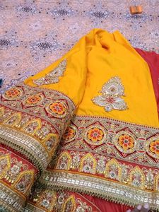 Gorgeous Yellow Saree