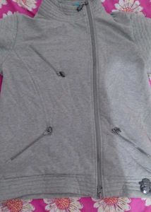 Gray Casual Jacket