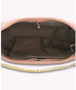 Knitted Tote Bag With Detachable Strap