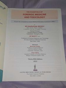Forensic Medicine Narayana Reddy