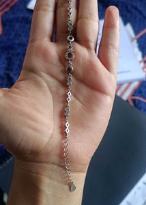 S925 Silver Infinity Charm Bracelet