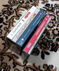 Vintage Agatha Christie & George Orwell Books
