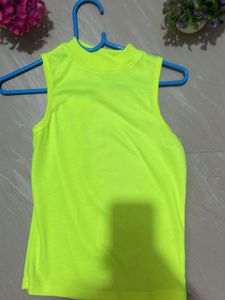 Neon Yellow Tank Top
