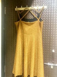 Sparkling Gold Party Dress