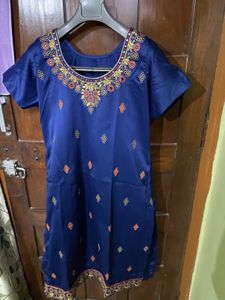Blue Embroidered Suit (Brand New )