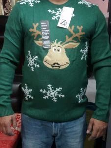 Fun Reindeer Christmas Sweater