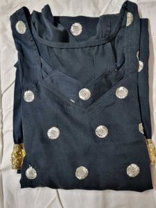 Elegant Black Saree