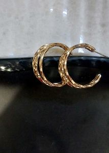 Cripple Triple Hoop Earrings
