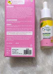 Pure Origin Korean Vitamin C Face Serum